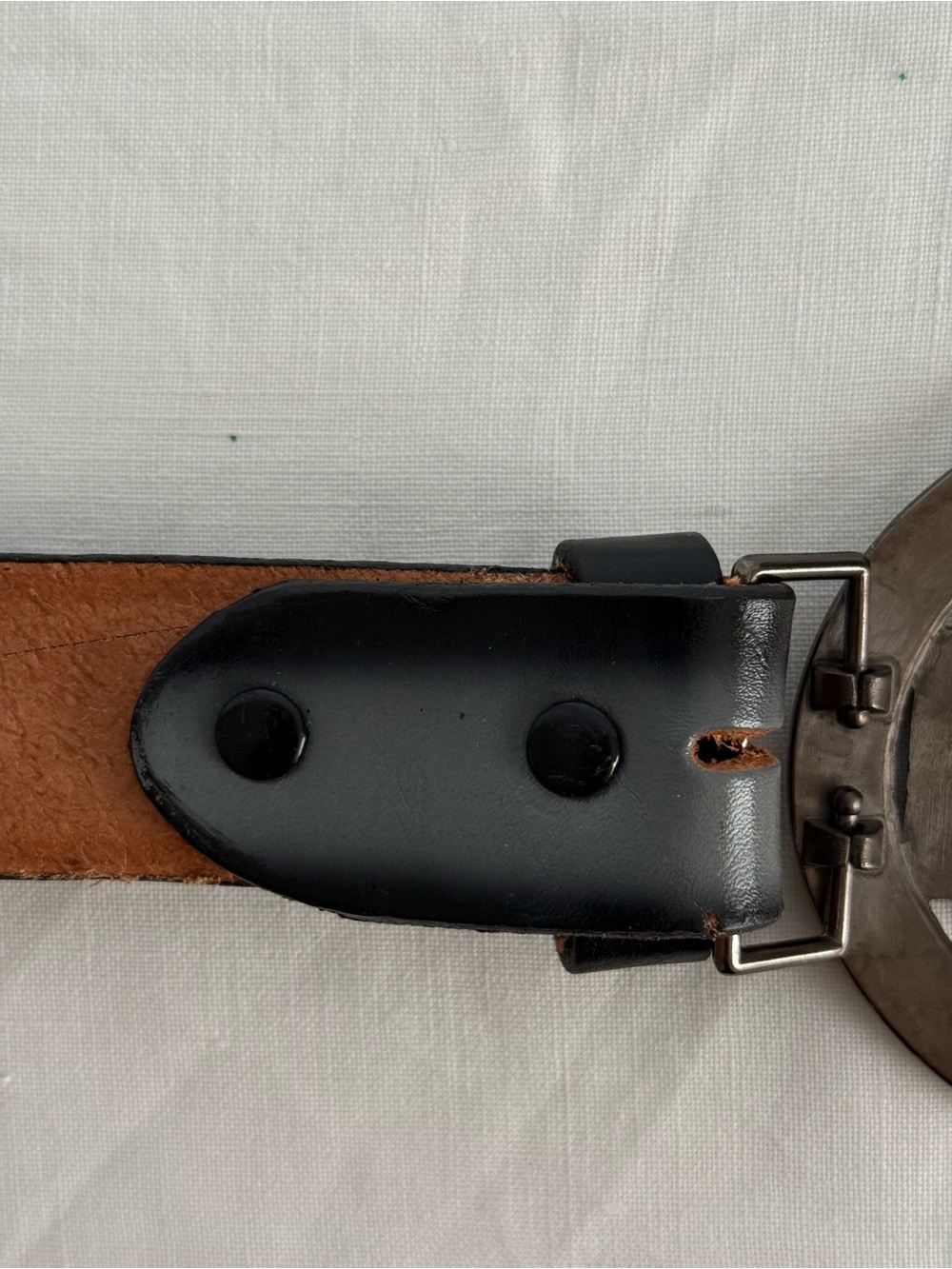 Vintage Harley Davidson
Hand Tooled Black Leather Belt - Picture 6 of 10